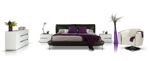 Loft Modern Eco Leather Platform Bed Model VGKKB207