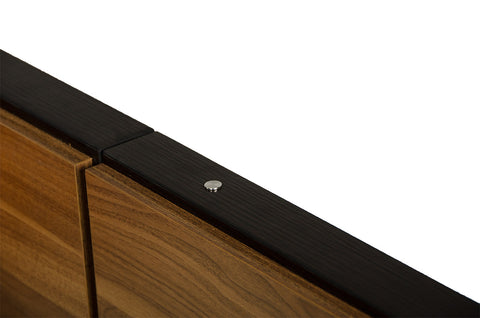 Rondo Mid Century Platform Bed With Nightstands Storage And Lights Model VGWCRONDO