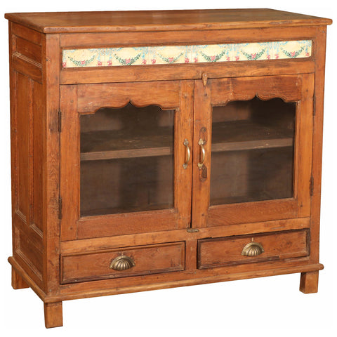 Colonial Natural Sealed and Waxed Finish Teak Sideboard