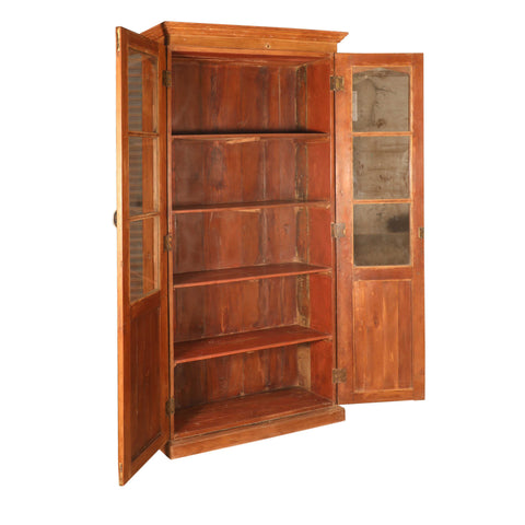 Wood Antique Brown Cabinet