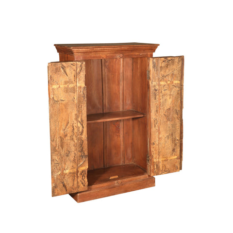 Wood Antique Brown Cabinet