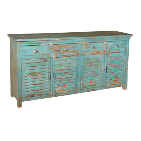 Antique Light Blue Sideboard