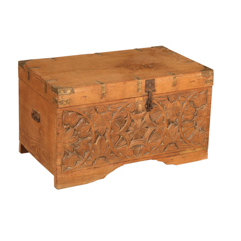 Antique Natural Antique Finish Wood Box