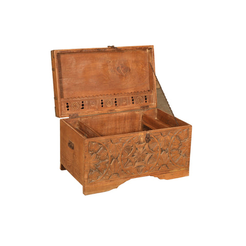 Antique Natural Antique Finish Wood Box