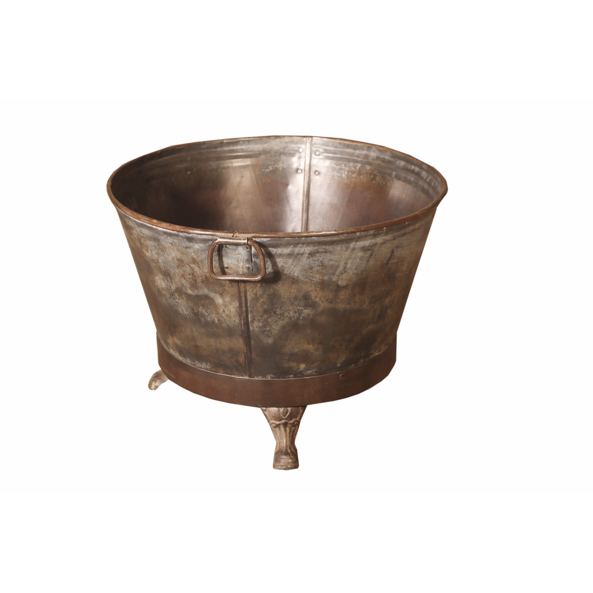 Iron Distressed Antique Finish Planter