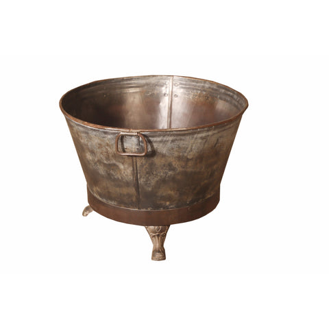 Iron Distressed Antique Finish Planter