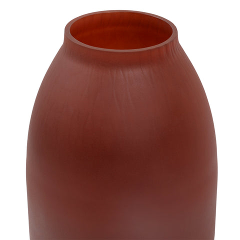 Aaden Burgundy Matte Vase