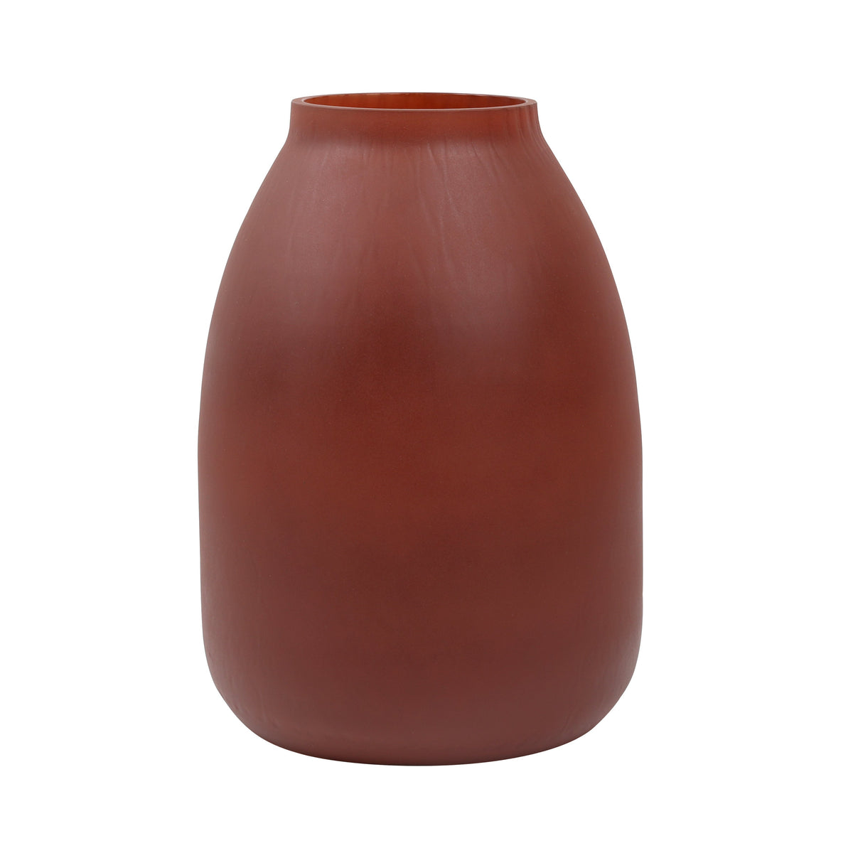 Aaden Burgundy Matte Vase