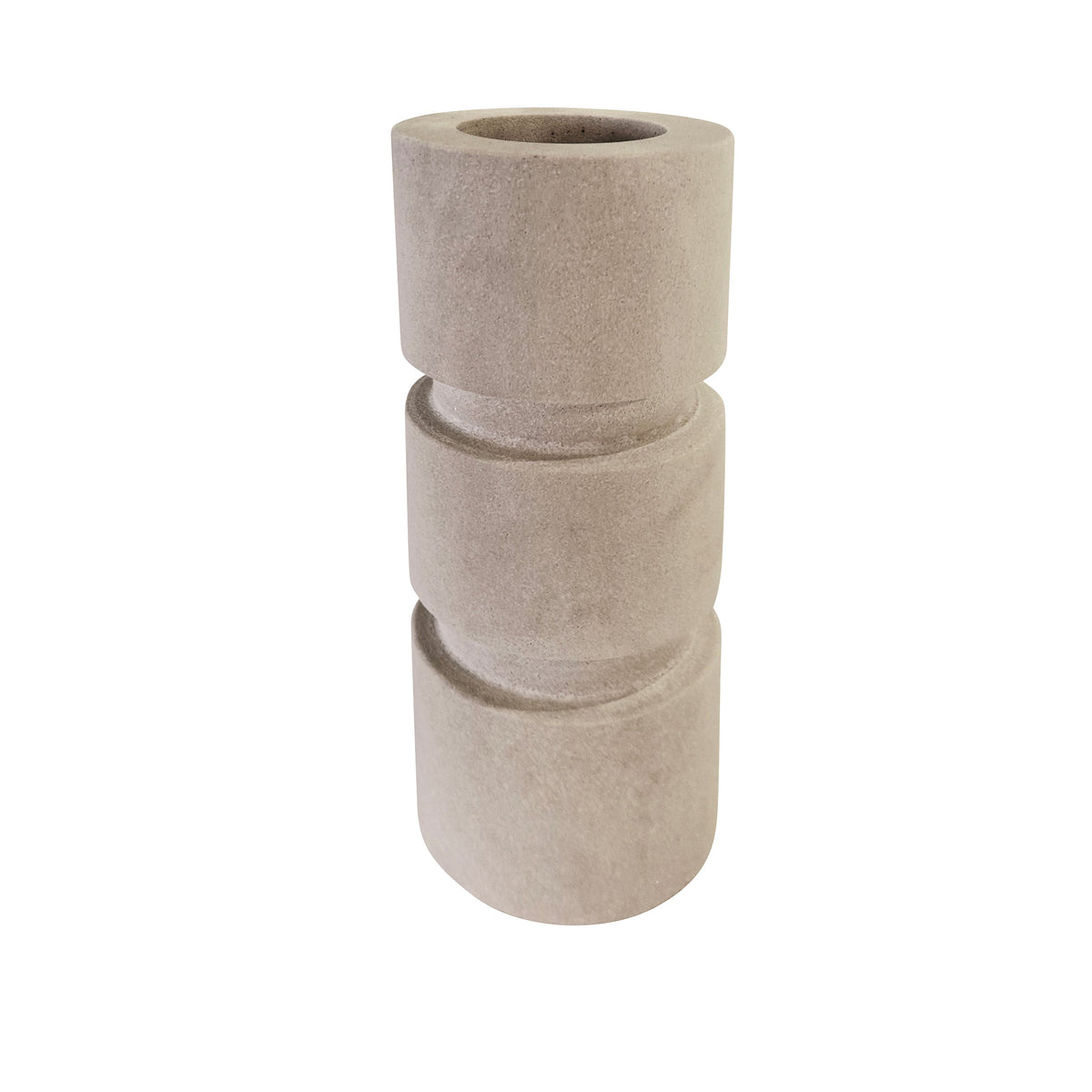 Lavo Beige Candle Holder
