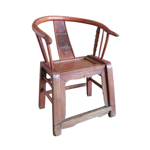 Antique Original Painted And Lacquered Finish Shandong Chair