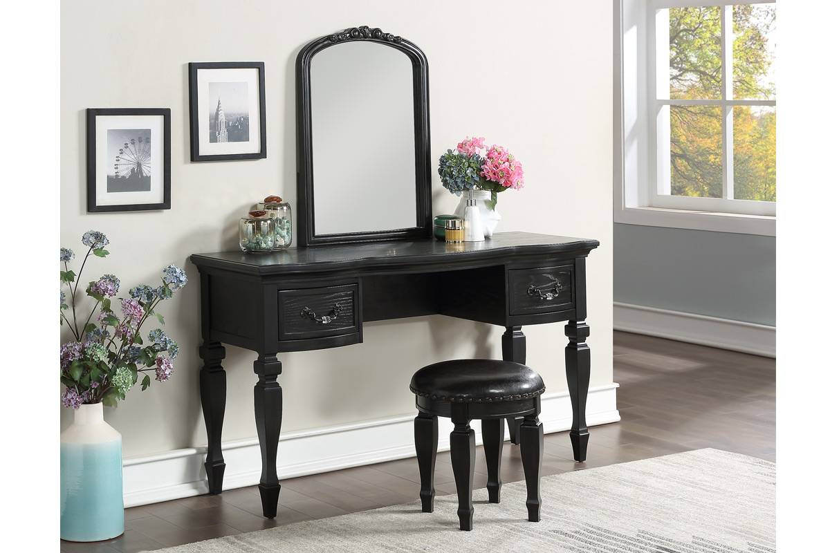 Vanity Set Model F4009 By Poundex Furniture