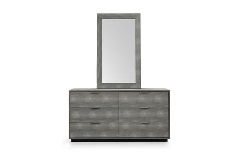 Modrest Dynasty Modern Shagreen Dresser Model VGVCJ2108-D-GRY-DRS