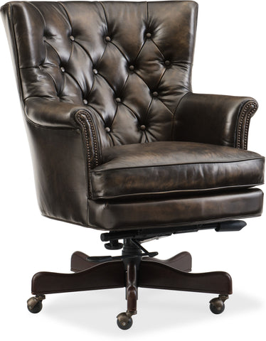 Hooker Furniture Home Office Theodore Executive Swivel Tilt Chair