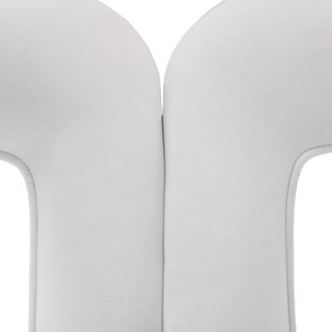 Modrest Ellen Glam White Velvet Dining Chair By VIG Furniture