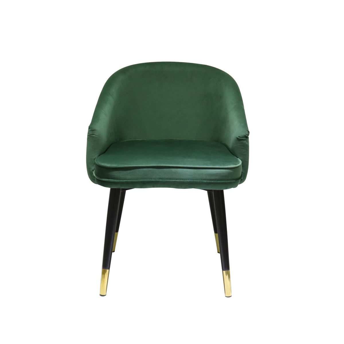 Modrest Elliot Contemporary Green & Black | Gold Dining Chair (Set Of 2) Model VGSWSFC432-GRN-DC