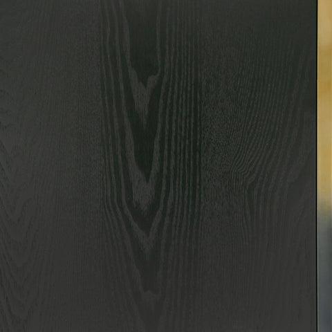 Modrest Elmira Glam Black Ash & Gradient Stainless Steel Buffet Model VGGMW-1658-BUF