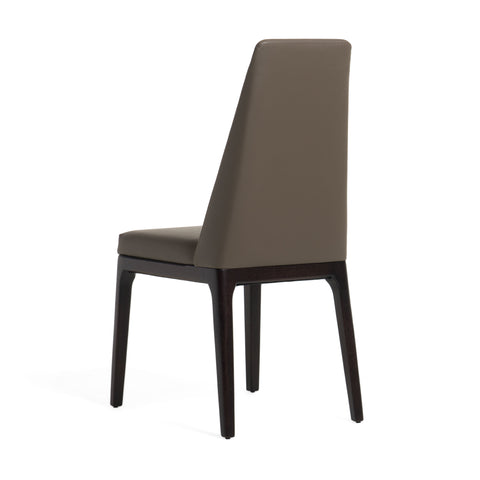 Modrest Encino Modern Taupe & Timber Chocolate Dining Chair (Set Of 2) Model VGCNCPMK127-V36DX/DP20-FP
