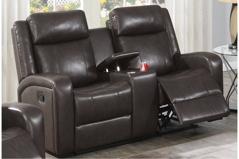 3 Piece Power Motion Set Loveseat Model F86392 By Poundex Furniture