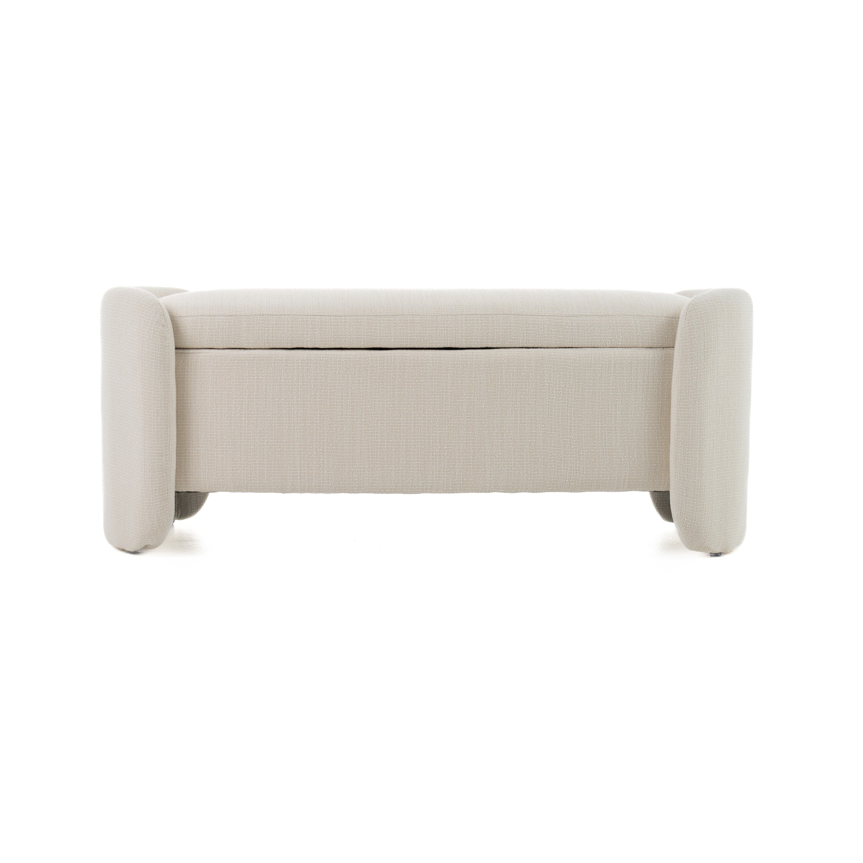 Modrest Erin Modern Cream Fabric Storage Ottoman Bench Model VGRH-RHT-722-CRM