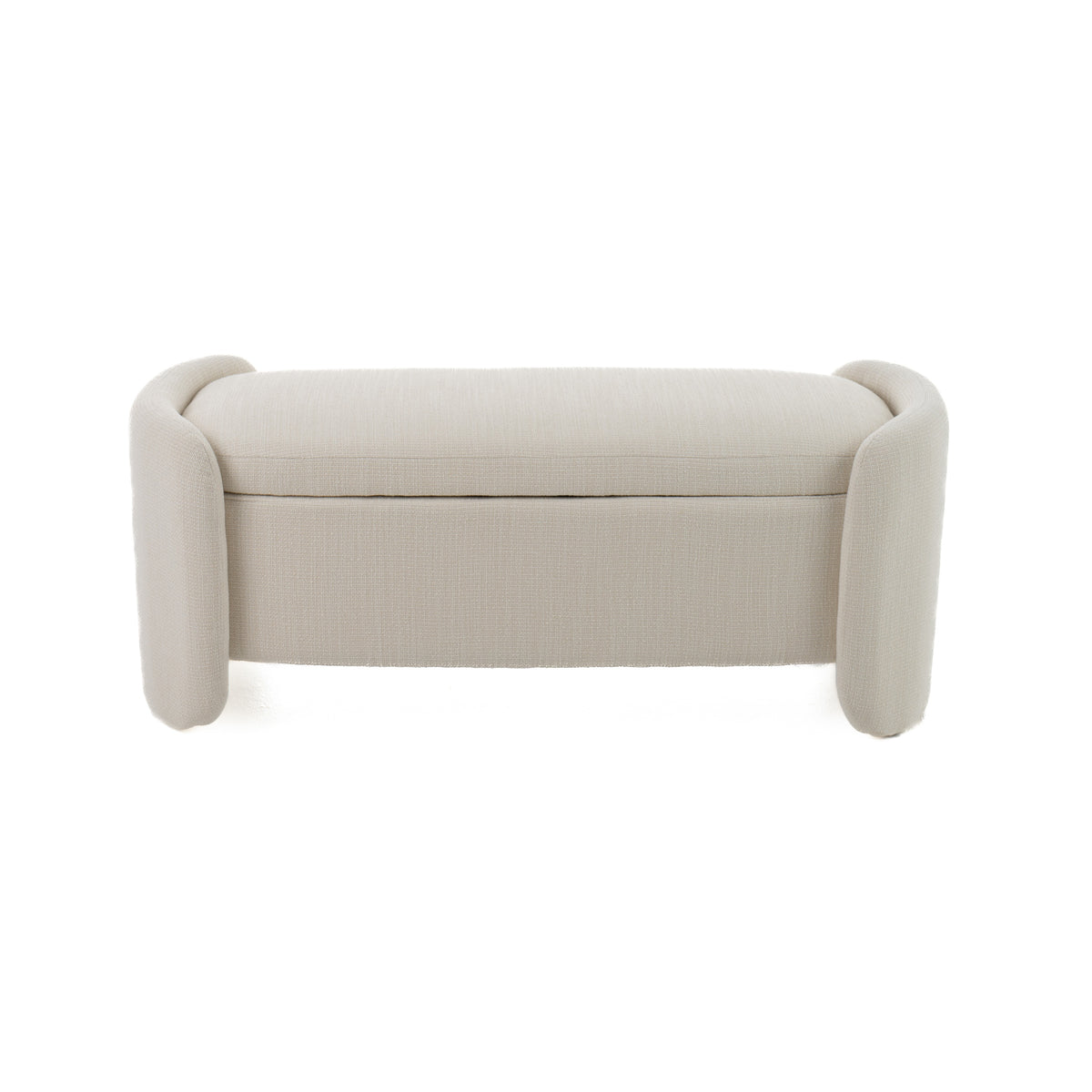 Modrest Erin Modern Cream Fabric Storage Ottoman Bench Model VGRH-RHT-722-CRM