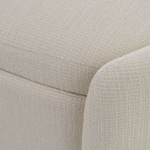 Modrest Erin Modern Cream Fabric Storage Ottoman Bench Model VGRH-RHT-722-CRM