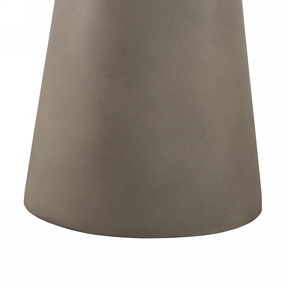 Nova Domus Essex Contemporary Concrete, Metal And Glass End Table Model VGLBVIG-LT56