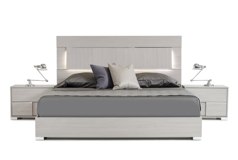 Eastern King Modrest Ethan Italian Modern Grey Bed Model VGACETHAN-BED-EK