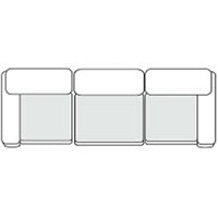 Divani Casa Everest Modern Brown Leather Modular Sectional Sofa 3 Piece Sectional Model VGOD-ZW-23118-MOD-3-Piece Sectional