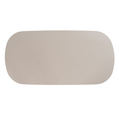 Modrest Evermore Modern Grey Faux Cement Oval Dining Table Model VGGM-1752-GRY