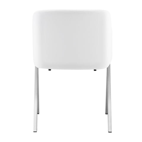 Modrest Darcy Modern White Leatherette Dining Chair (Set of 2) By VIG Furniture