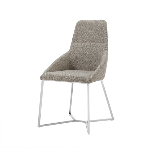 Stark Modern Light Grey Fabric Dining Chair (Set of 2) By VIG Furniture