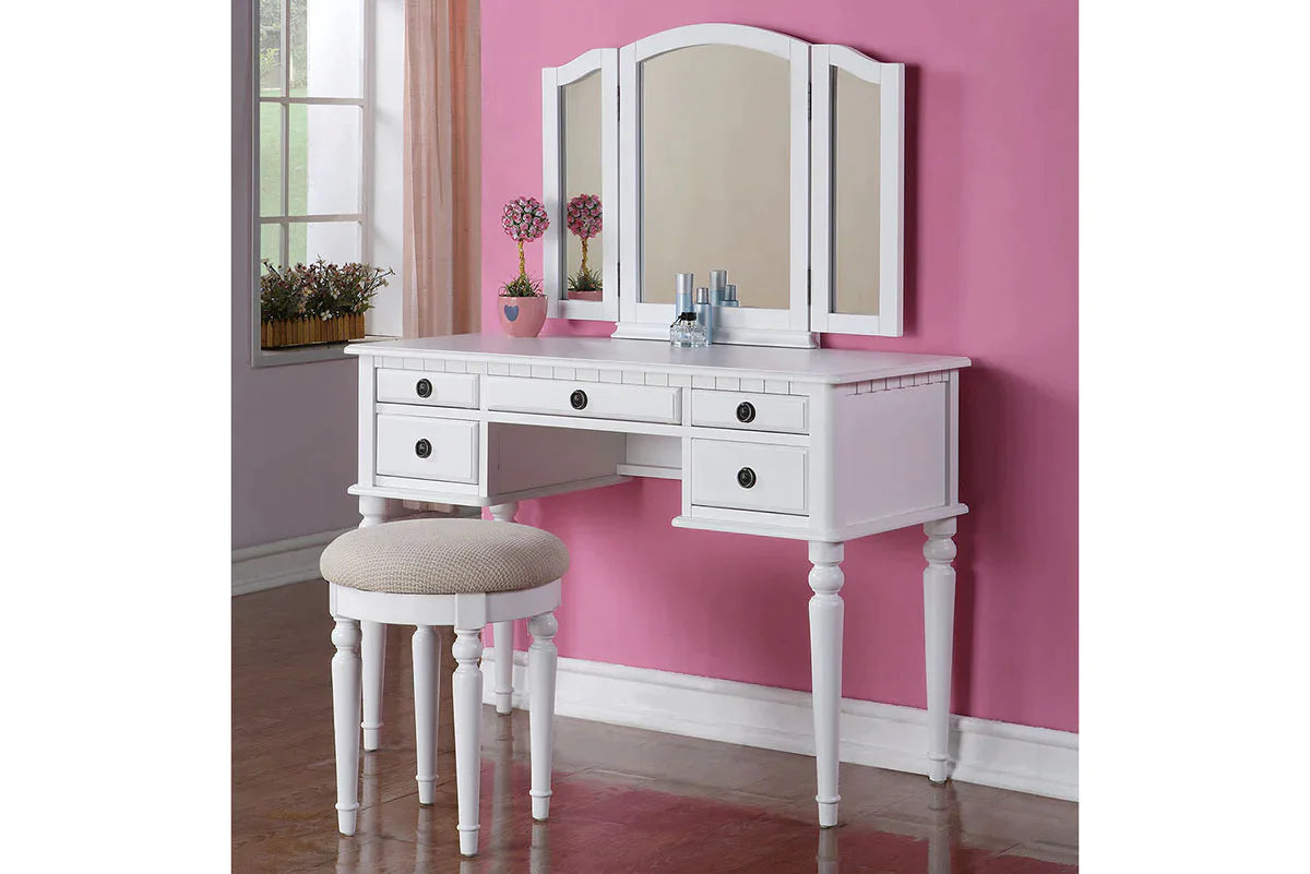 Bedroom Vanity Model F4074 By Poundex Furniture
