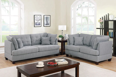 2 Piece Sofa Set Model F6401 By Poundex Furniture