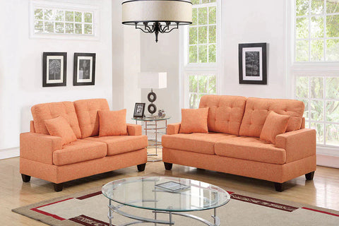 2 Piece Sofa Set Model F6503 By Poundex Furniture
