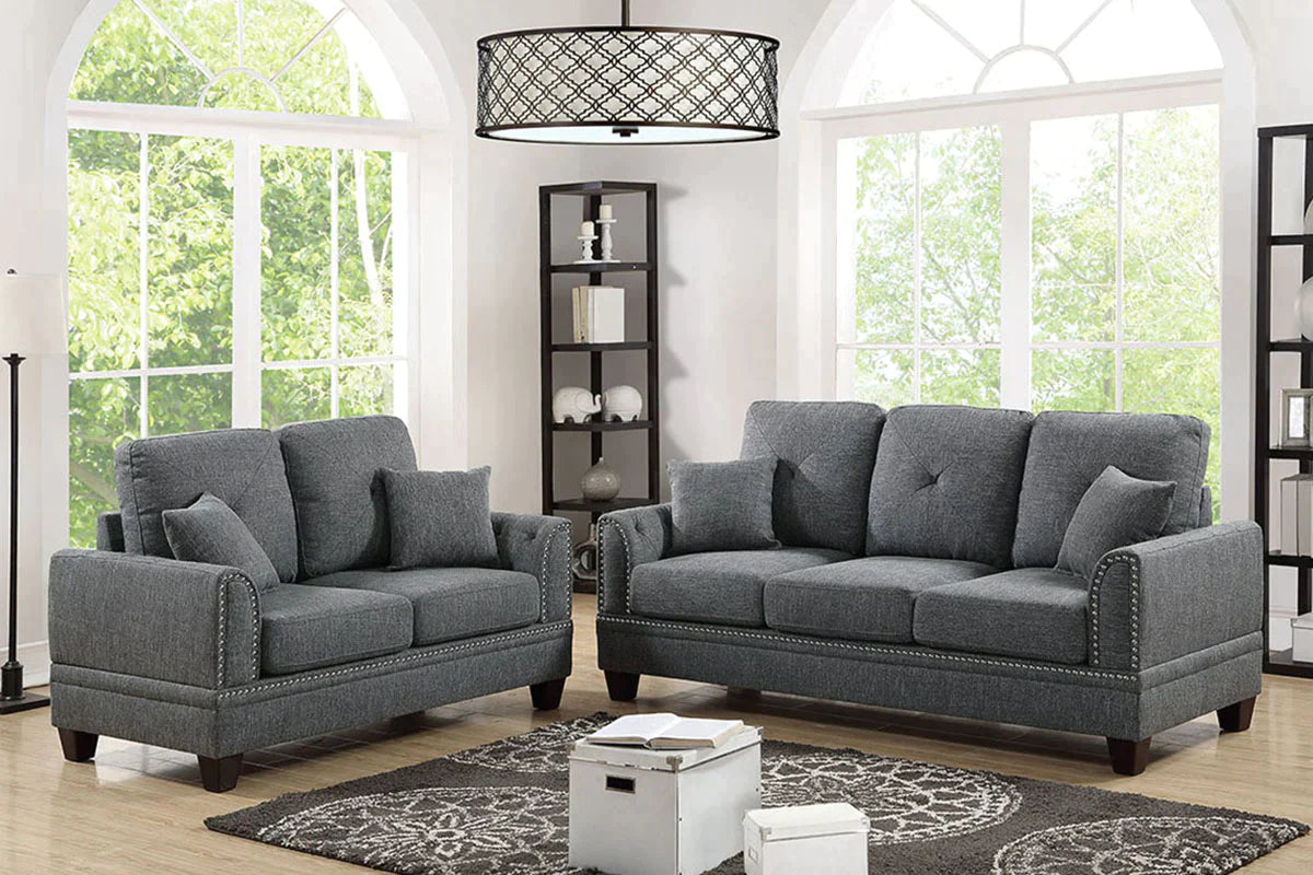 2 Piece Sofa Set Model F6507 By Poundex Furniture