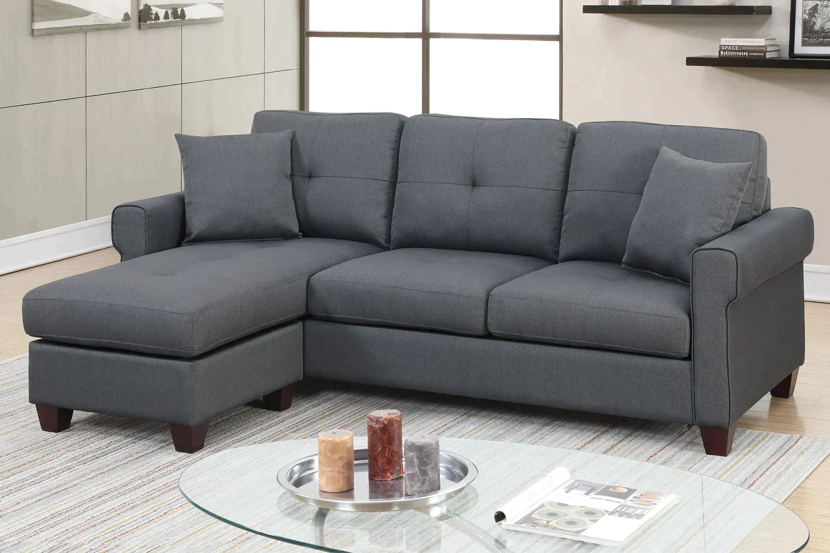 2 Piece Sectional Sofa Model F6571 By Poundex Furniture