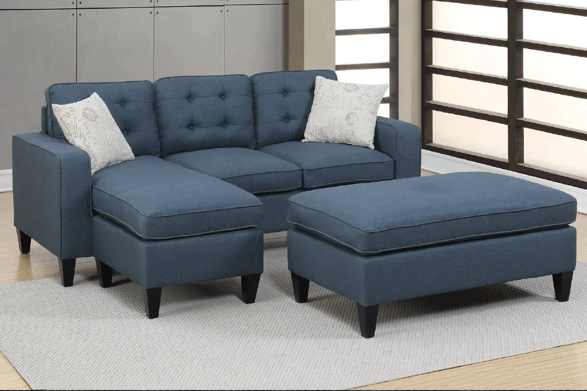 3 Piece Sectional Set Model F6577 By Poundex Furniture