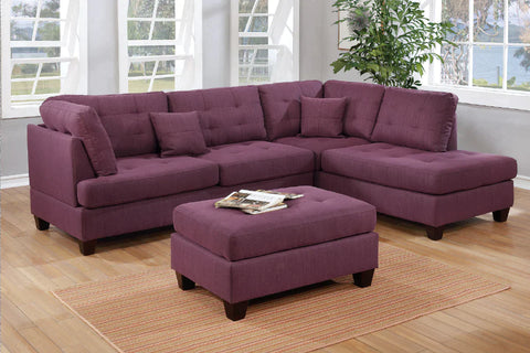 3 Piece Sectional Set Model F6583 By Poundex Furniture