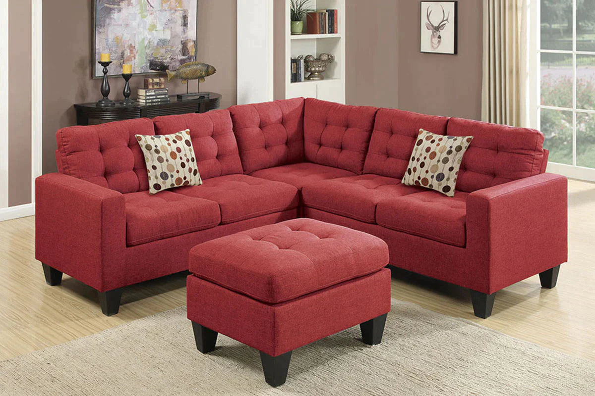 4 Piece Modular Sectional Model F6936 By Poundex Furniture