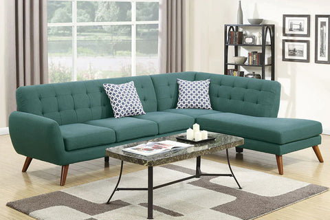 2 Piece Sectional Sofa Model F6955 By Poundex Furniture