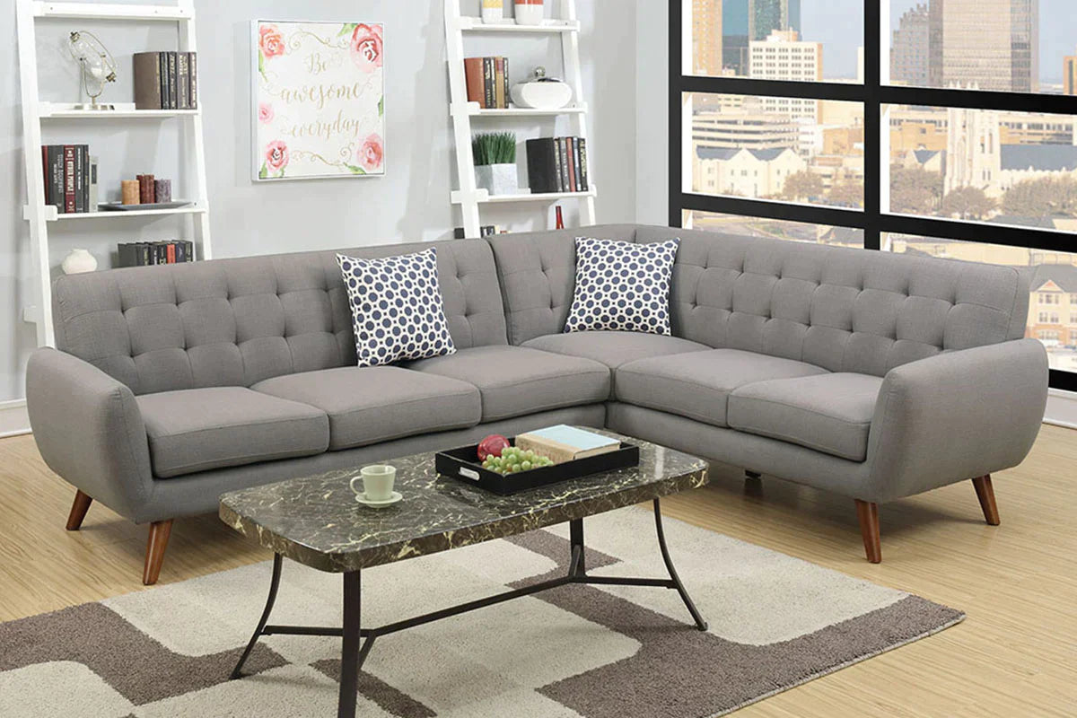 2 Piece Sectional Sofa Model F6961 By Poundex Furniture