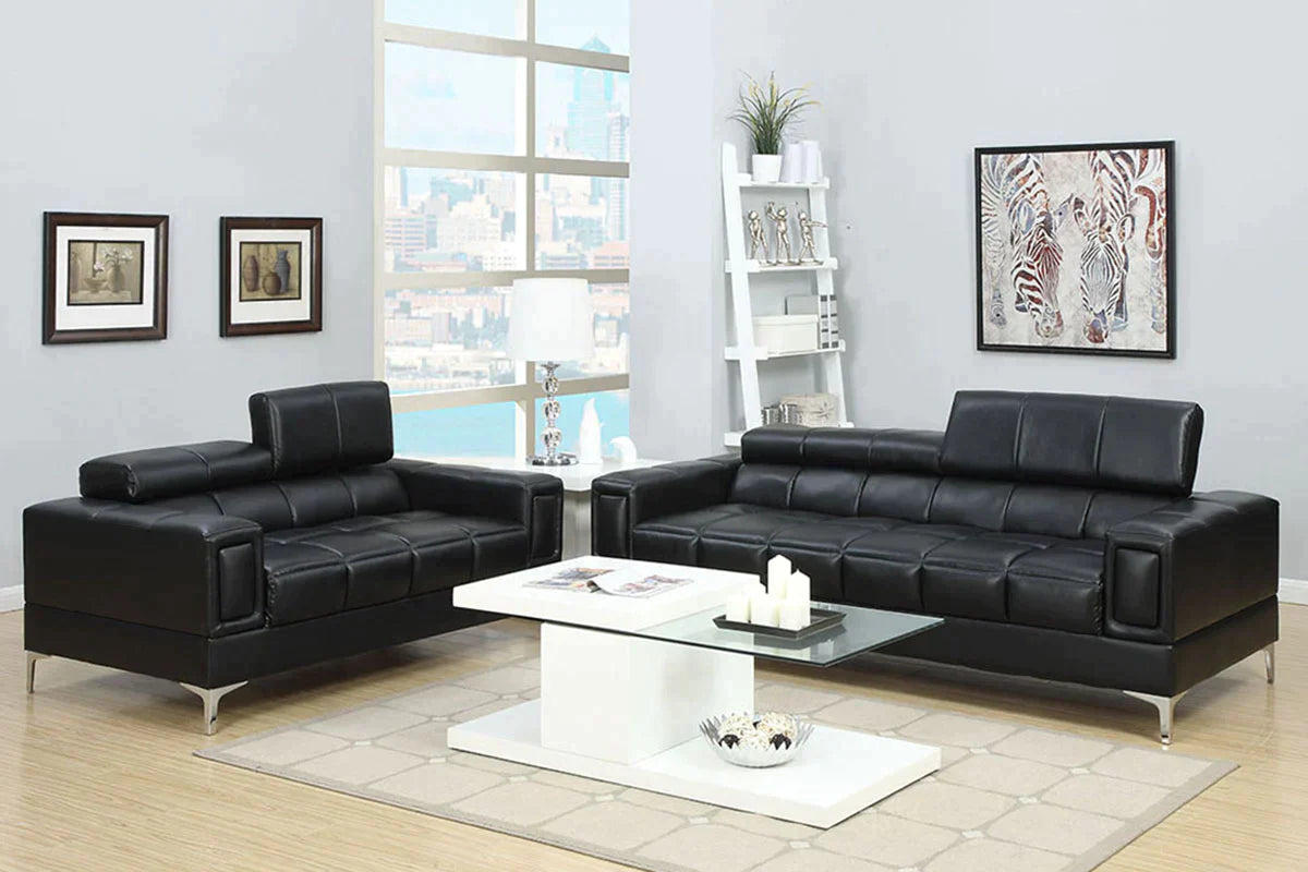 2 Piece Sofa Set Model F7239 By Poundex Furniture
