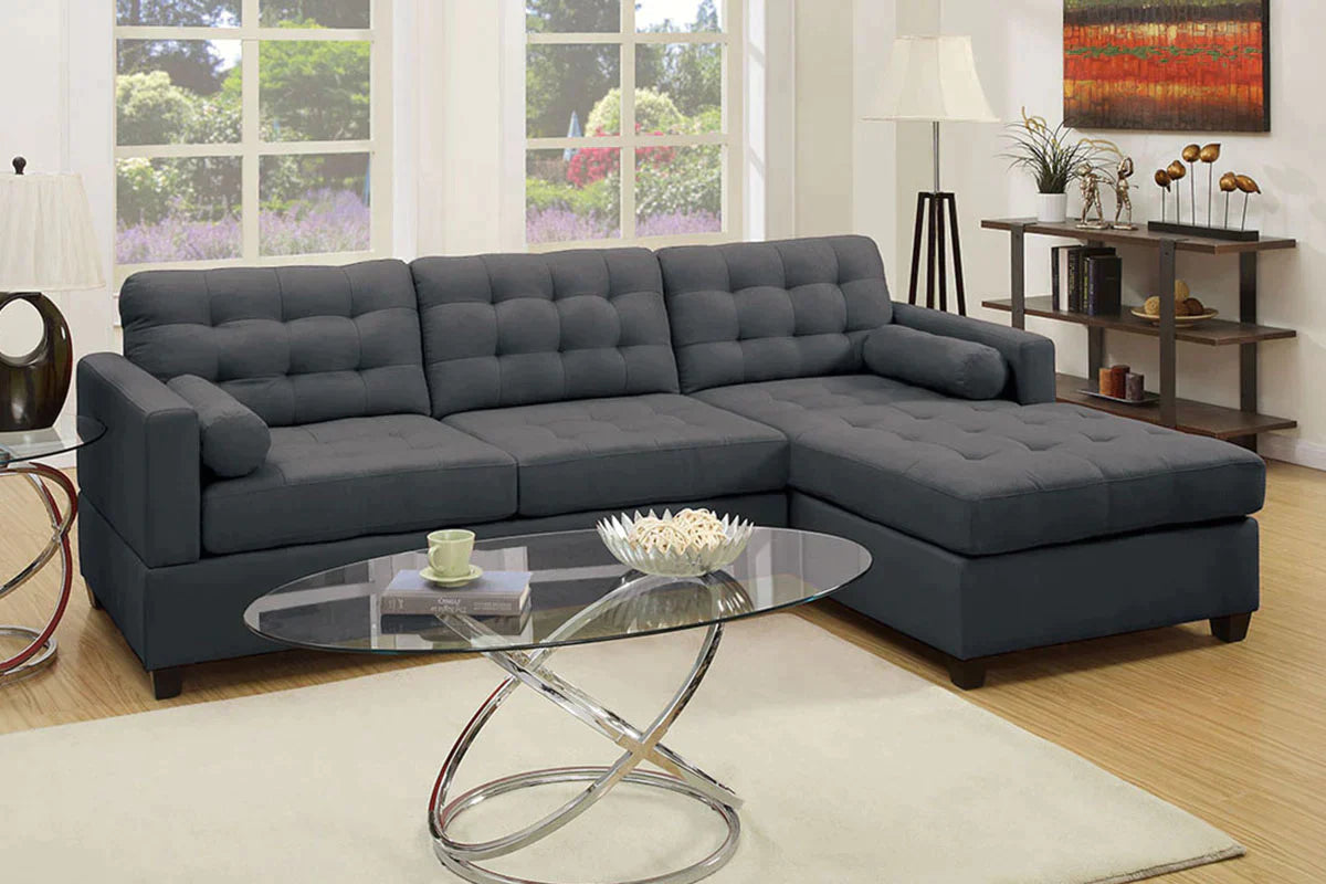 2 Piece Sectional Sofa Model F7587 By Poundex Furniture