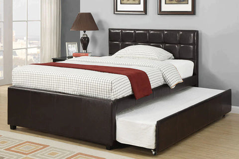 Twin Size Bed with Trundle Model F9215T By Poundex Furniture