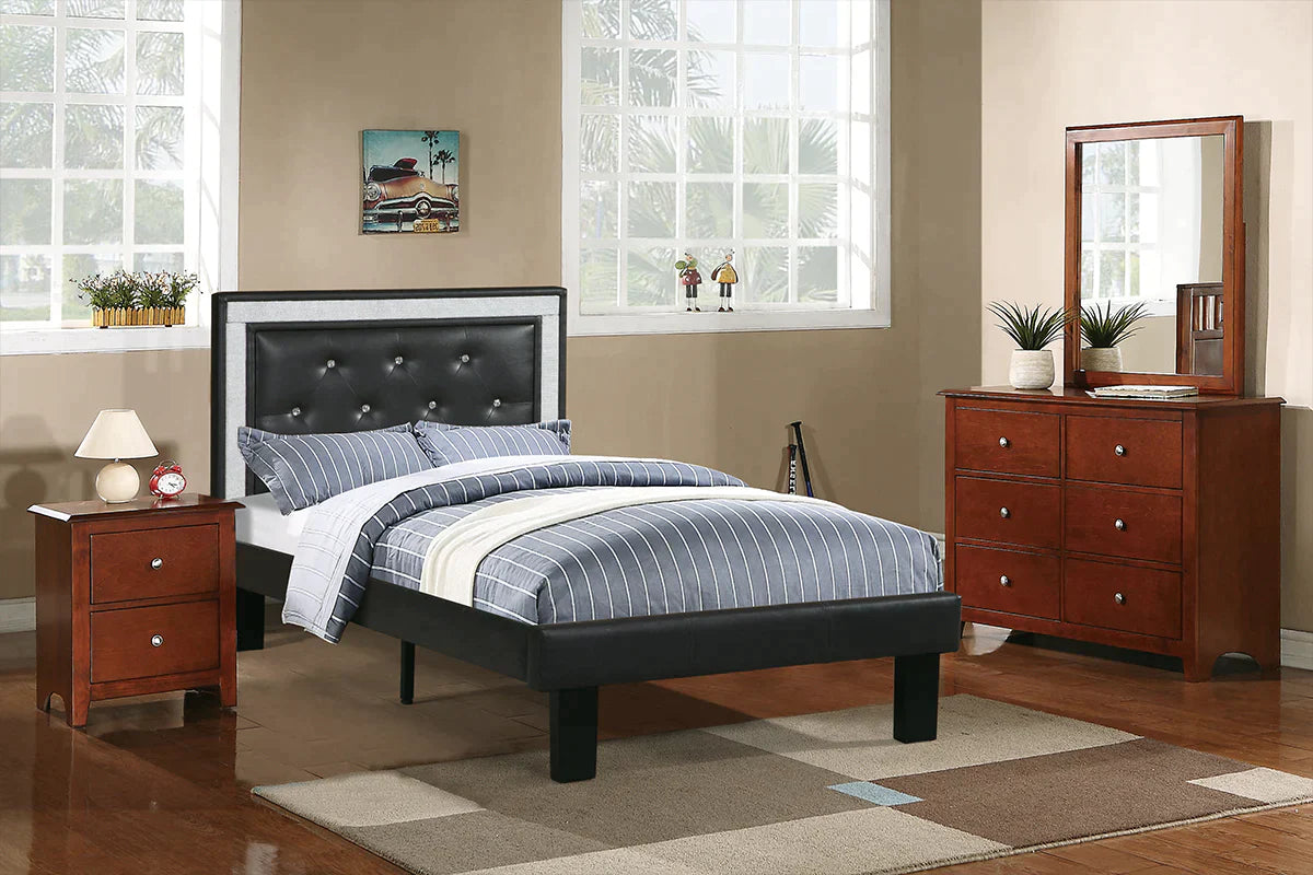 Full Size Bed Model F9376F By Poundex Furniture