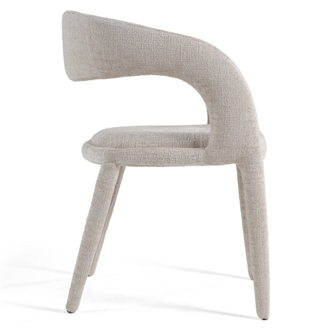 Modrest Faerron Modern Light Grey Fabric Dining Chair Model VGEU-MC-7182CH-LTGRY