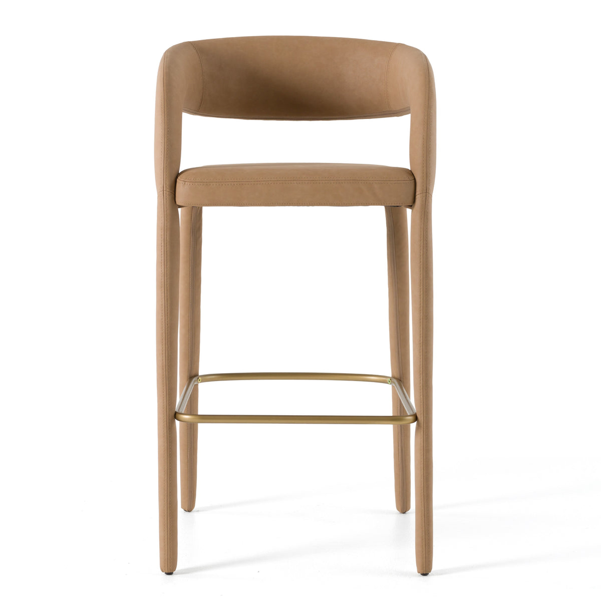 Modrest Faerron Modern Tan Leatherette Bar Chair Model VGEU-MC-7182BC-B-TAN