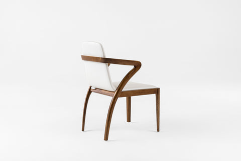 Modrest Falcon Modern Walnut and Cream Dining Chair By VIG Furniture