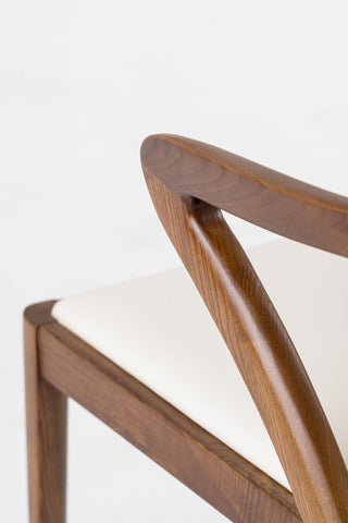 Modrest Falcon Modern Walnut and Cream Dining Chair By VIG Furniture