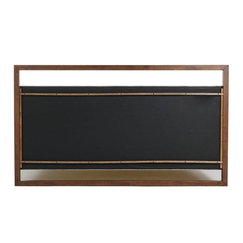 California King Nova Domus Falcor Modern Grey Fabric & Walnut Veneer Bed Model VGMABR-107-BED-CK